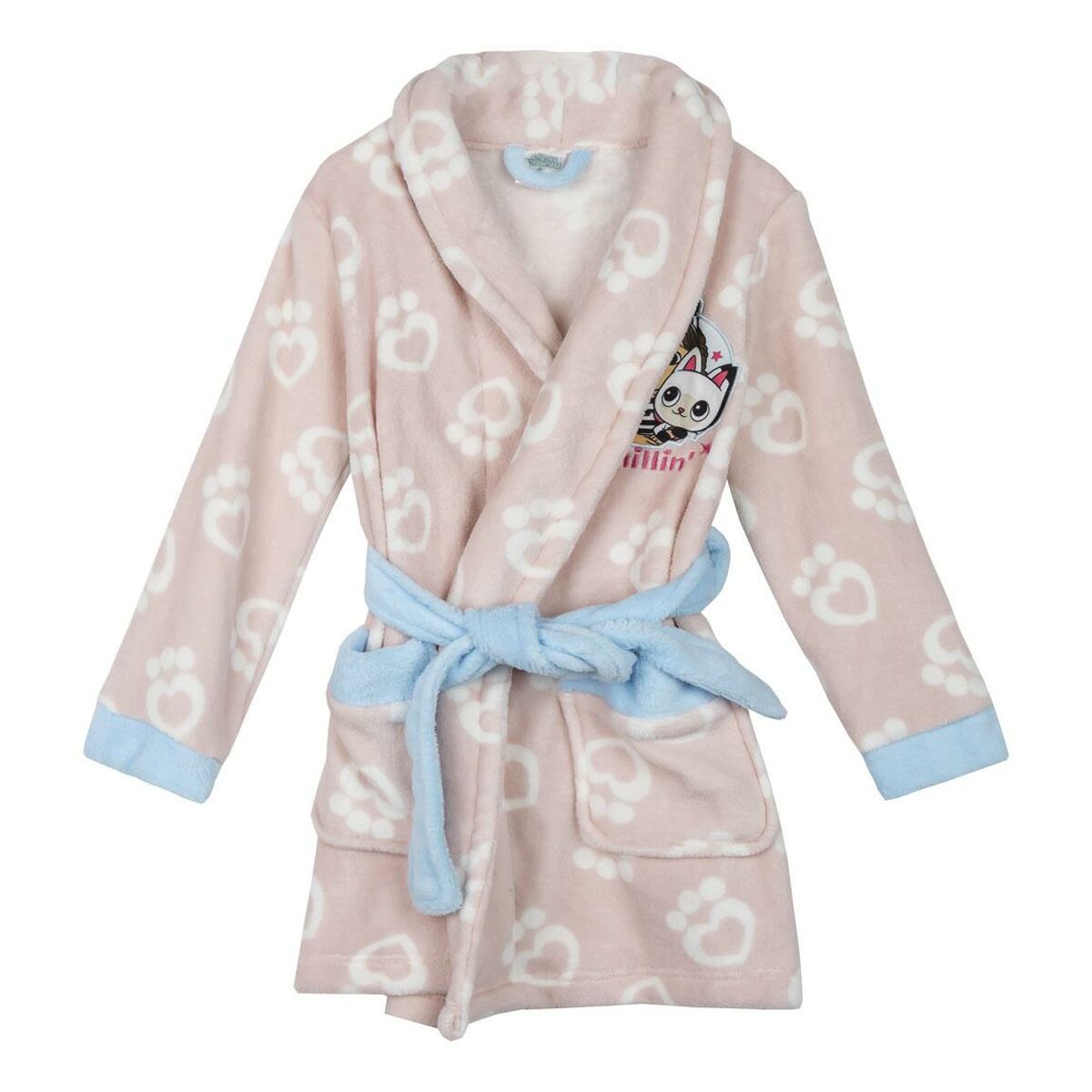 Children's Dressing Gown Gabby's Dollhouse Pink-Clothing, Girls-Gabby's Dollhouse-Urbanheer