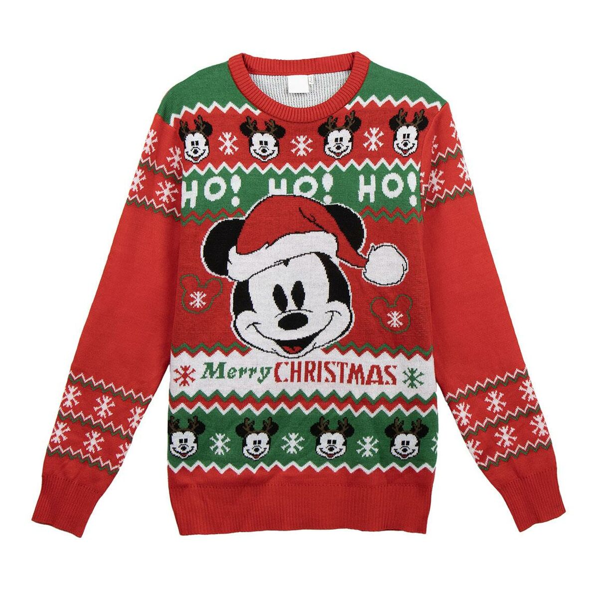 Men’s Jumper Mickey Mouse Red-Clothing, Men-Mickey Mouse-Urbanheer