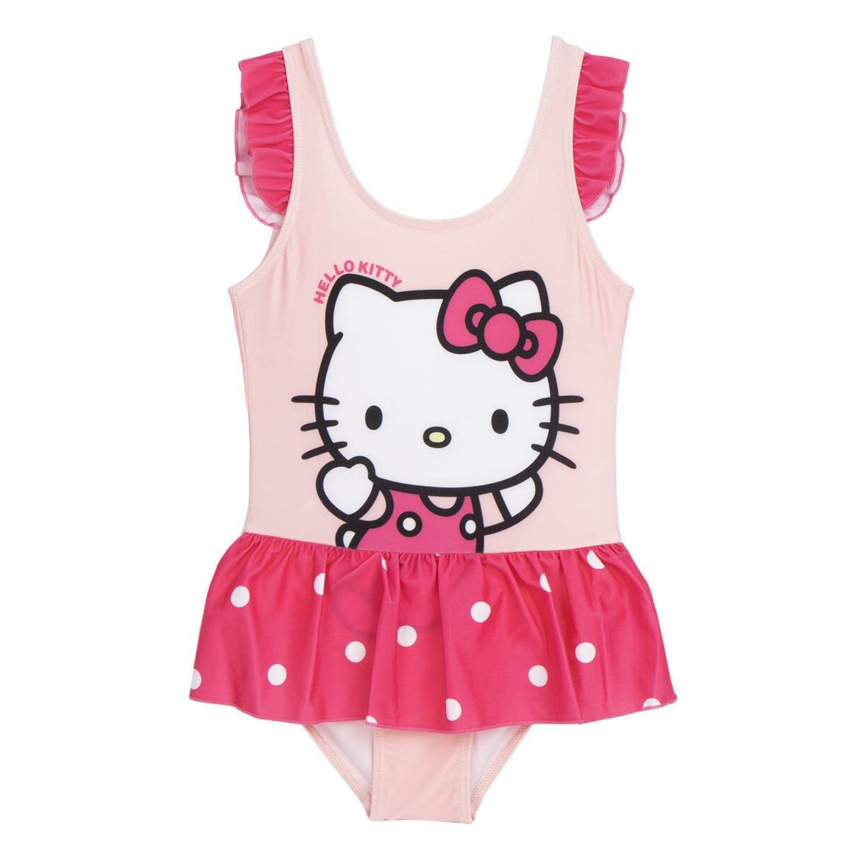 Swimsuit for Girls Hello Kitty Light Pink-Sports and outdoors, Water sports-Hello Kitty-Urbanheer