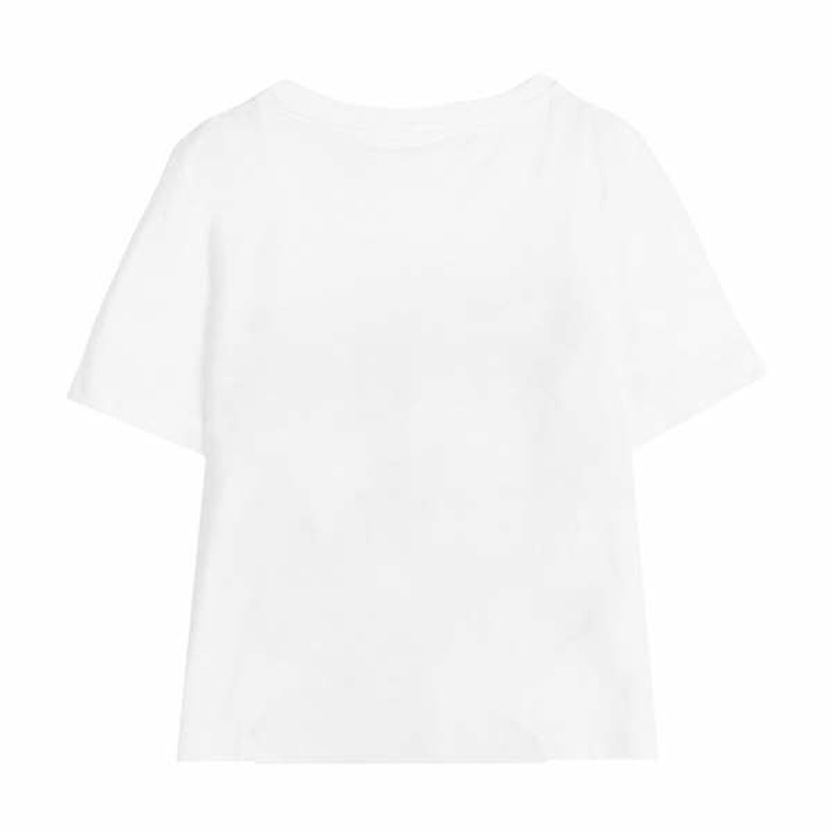 Child's Short Sleeve T-Shirt Stitch White-Clothing, Girls-Stitch-Urbanheer