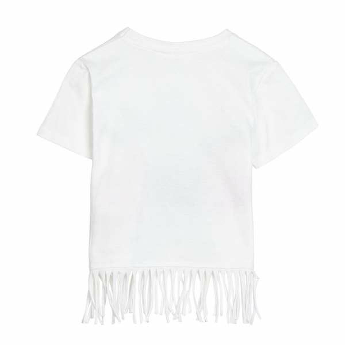 Child's Short Sleeve T-Shirt Stitch White-Clothing, Girls-Stitch-Urbanheer