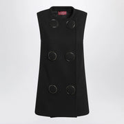 GUCCI Black vest with large buttons