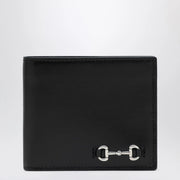 GUCCI Black bi-fold wallet with Horsebit