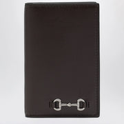 GUCCI Cocoa long cardholder with Horsebit