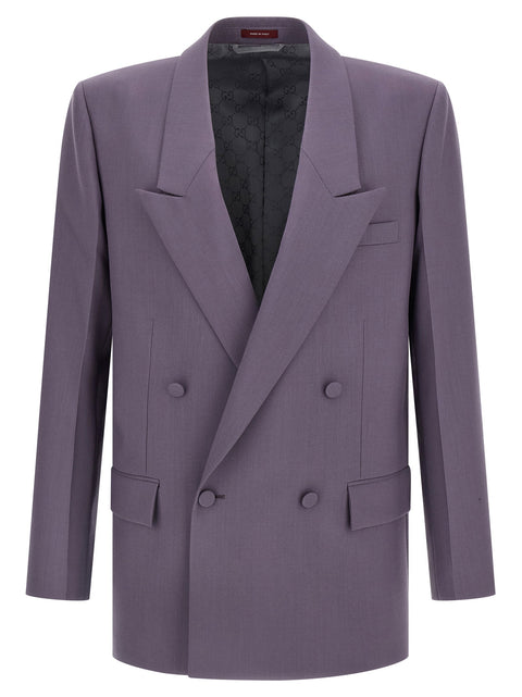 Gucci Double-breasted Wool Blazer