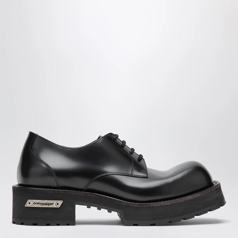 Balenciaga Denom derby shoes in calfskin leather
