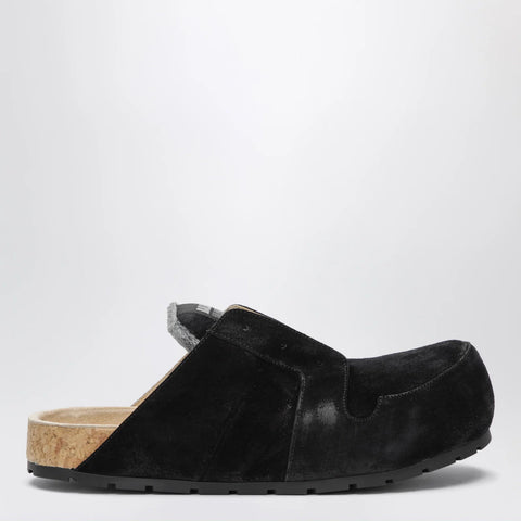 Balenciaga Dumbo sabot in distressed suede calfskin