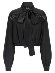 Saint Laurent Lace Silk Shirt