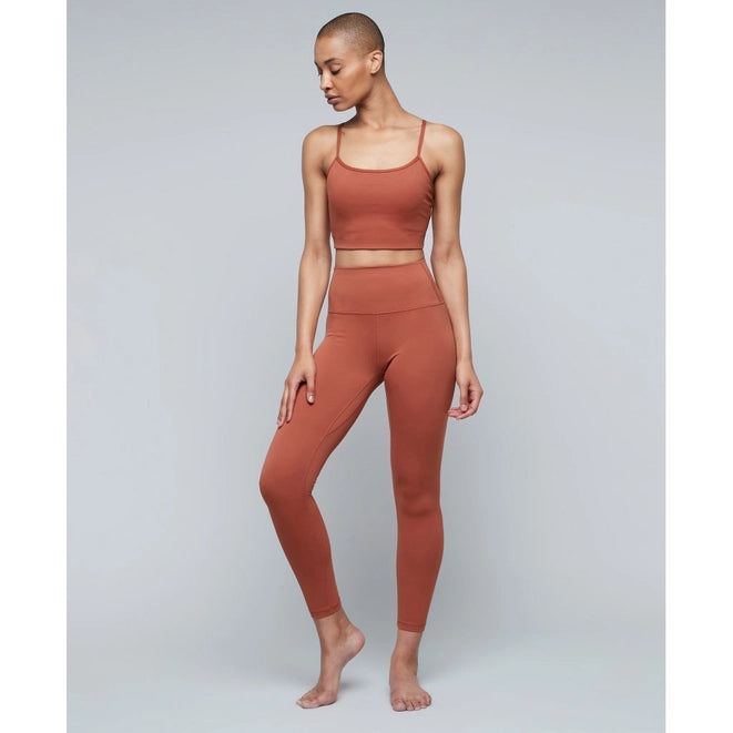 Lunar Luxe Bra Top - Burnt Sienna-Top-Moonchild Yoga Wear-XS-Urbanheer
