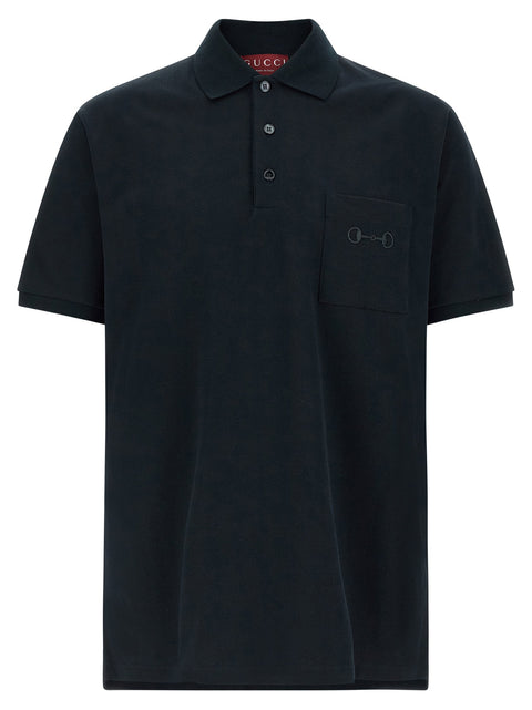 Gucci Morsetto Embroidery Polo Shirt