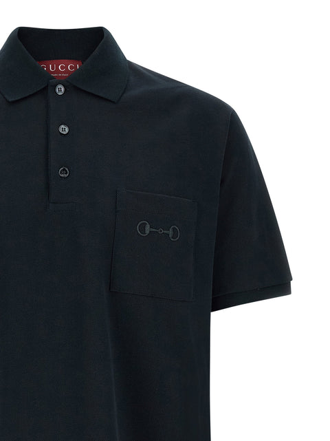 Gucci Morsetto Embroidery Polo Shirt