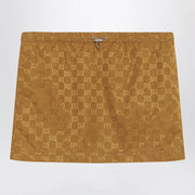 GUCCI Caramel GG jersey mini skirt