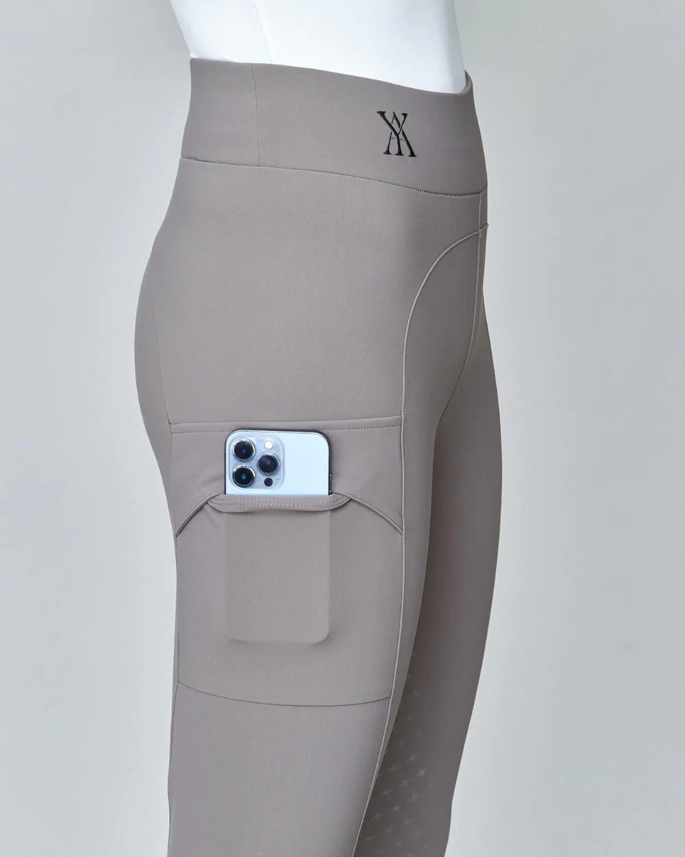 Compression Pull-On Riding Breeches Taupe-Breeches-Yagya-Taupe-XXS-Urbanheer