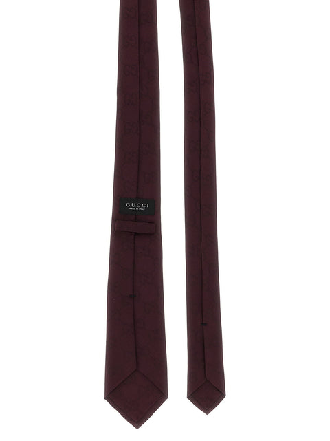 Gucci Gg Jacquard Tie