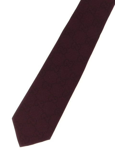 Gucci Gg Jacquard Tie