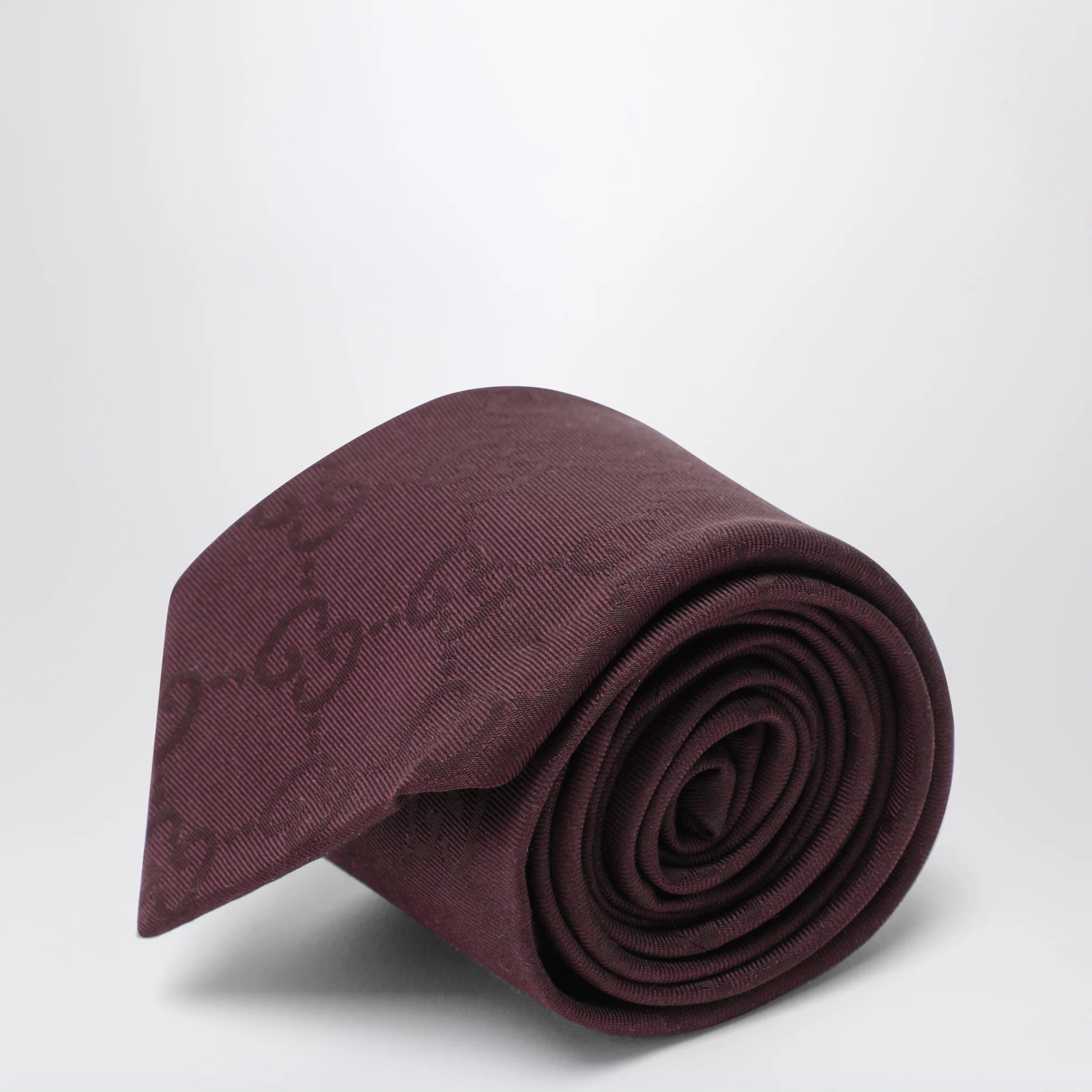 GUCCI Tie in GG cotton and silk jacquard