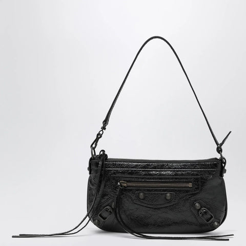 Balenciaga Le City black Arena lambskin pouch
