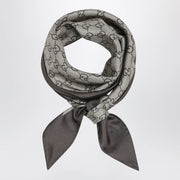 GUCCI Diamond-Shaped Printed Silk Twill Scarf