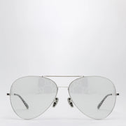 GUCCI Silver pilot sunglasses