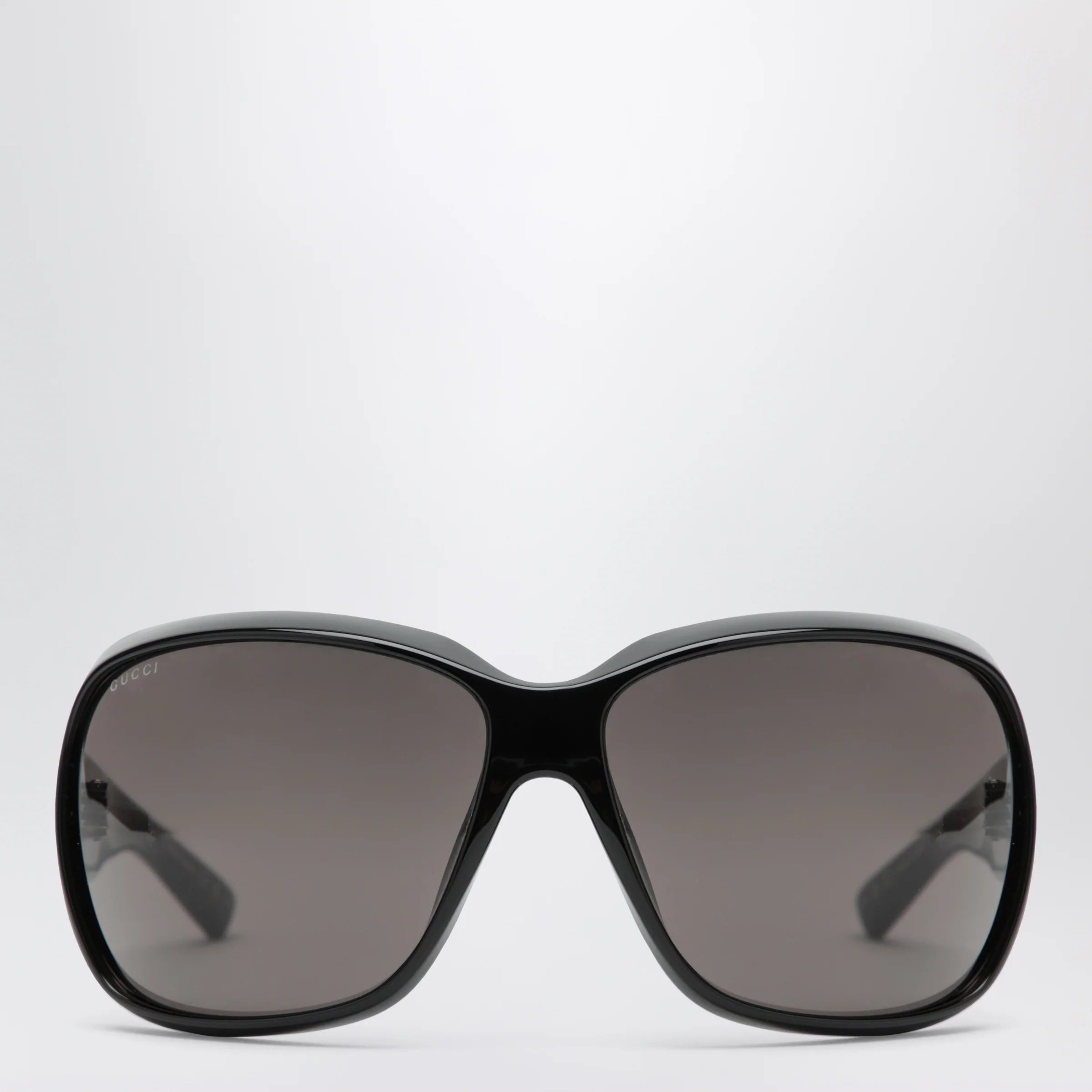 GUCCI Square black acetate sunglasses