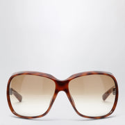 GUCCI Havana Square Sunglasses