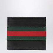 GUCCI Web Trademark bi-fold wallet black