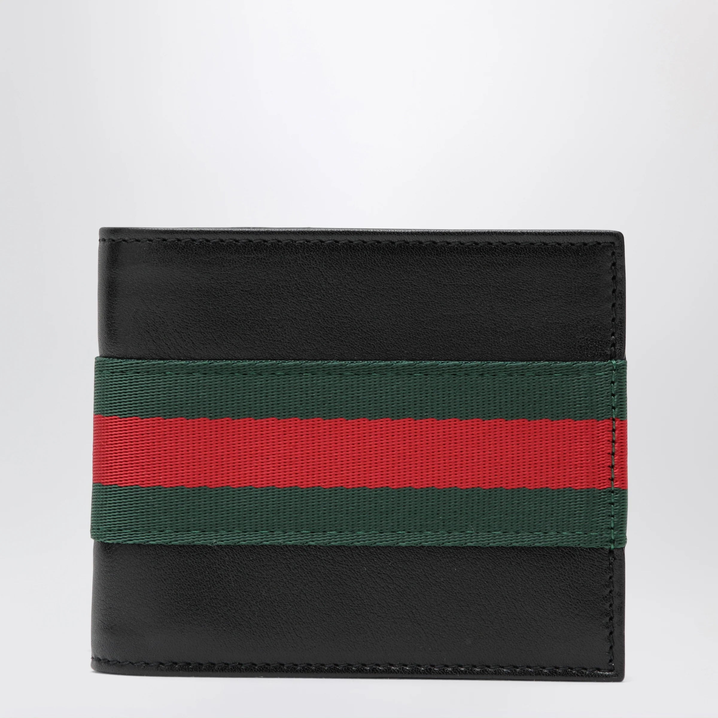 GUCCI Web Trademark bi-fold wallet black