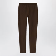 GUCCI Brown GG jacquard jersey leggings