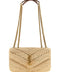 Saint Laurent Small Loulou Raffia Bag