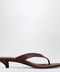 GUCCI Vittoria Brown Rubber Flip-Flops