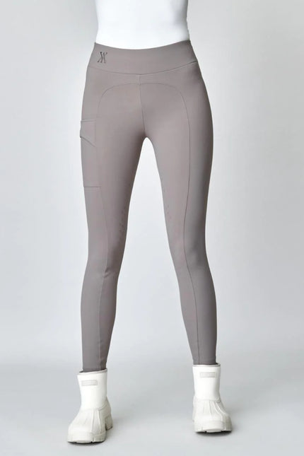 Compression Pull-On Riding Breeches Taupe-Breeches-Yagya-Taupe-XXS-Urbanheer