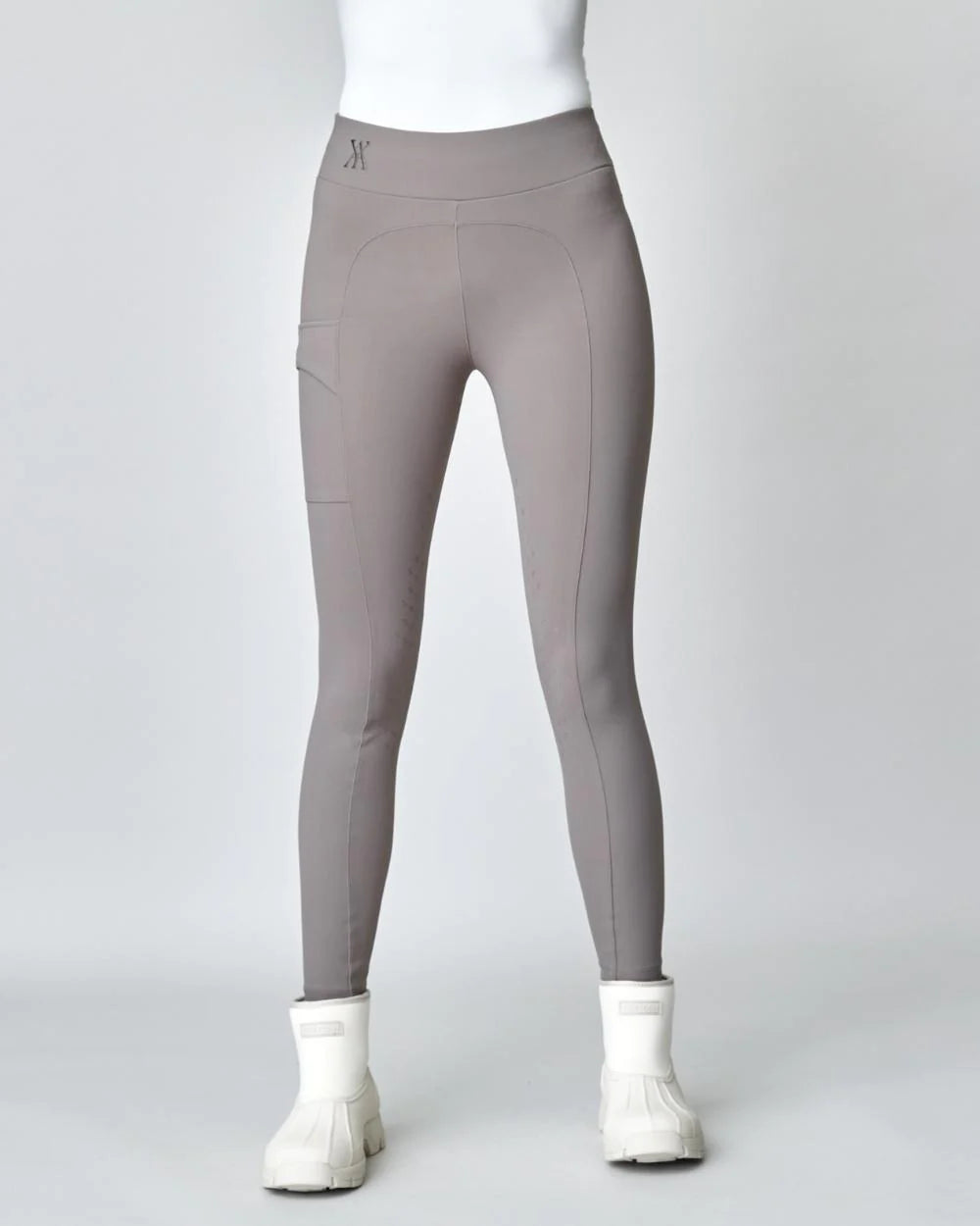 Compression Pull-On Riding Breeches Taupe-Breeches-Yagya-Taupe-XXS-Urbanheer