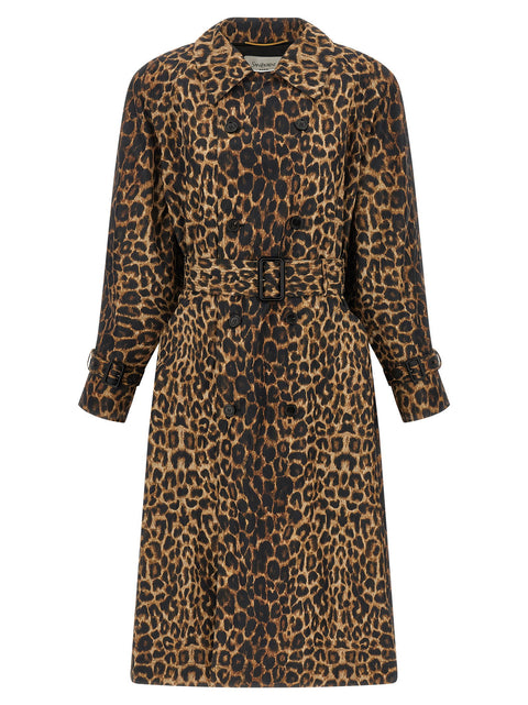 Saint Laurent Double-breasted Trench Coat