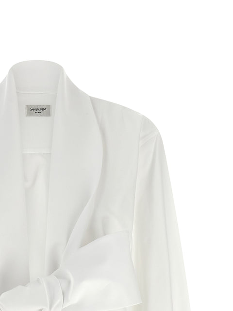 Saint Laurent Lavallière Collar Shirt