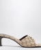 GUCCI Double G slider sandals in GG canvas in vintage sand