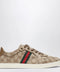 GUCCI Stretch sneakers in beige sand GG canvas