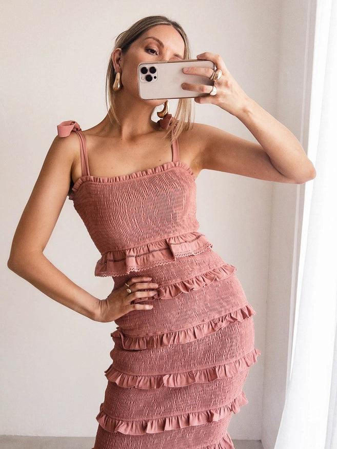 Adele Dress - Mauve-Dress-Twosisters The Label-M-Urbanheer