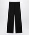 GUCCI Oversized lightweight wool trousers in black