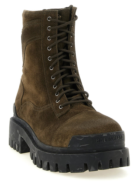 Balenciaga Combat Strike Ankle Boots