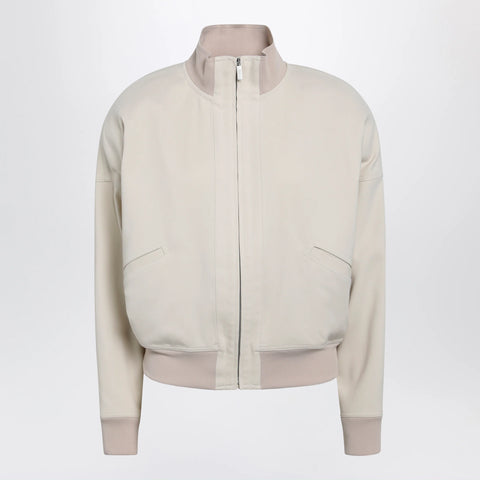 GUCCI Écru poplin zip jacket