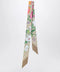GUCCI Silk ribbon with GG Flora print in light brown