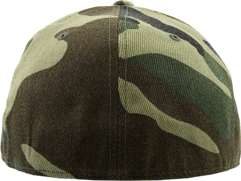 Fitted Flat Brim Camo-Accessories Caps-KBETHOS-6 7/8-Urbanheer