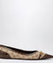 GUCCI Savoy ballet flats in GG fabric and leather in beige sand/brown