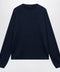 GUCCI Ink blue silk and cotton sweater