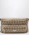 GUCCI Tag medium GG canvas crossbody bag in sand/brown