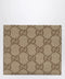 GUCCI Essence Classic bi-fold wallet in sand beige GG canvas
