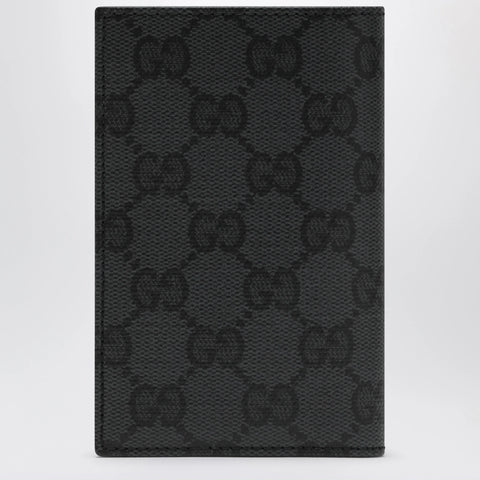 GUCCI Essence Classic card holder in black GG fabric
