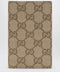 GUCCI Essence Classic card holder in sand beige GG fabric