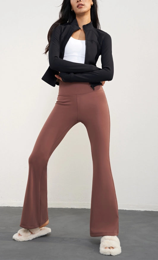 Mellow Extra-Warm Fleece Crop Active Yoga Jacket Black-JACKET-91thelabel-S-Urbanheer