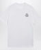 Moncler White cotton jersey T-shirt with logo patch
